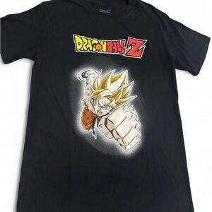 Men’s Small Black Vegeta Dragon Ball Z Graphic Cotton T-shirt